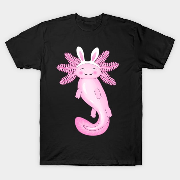 Easter Axolotl T-Shirt by Purrfect